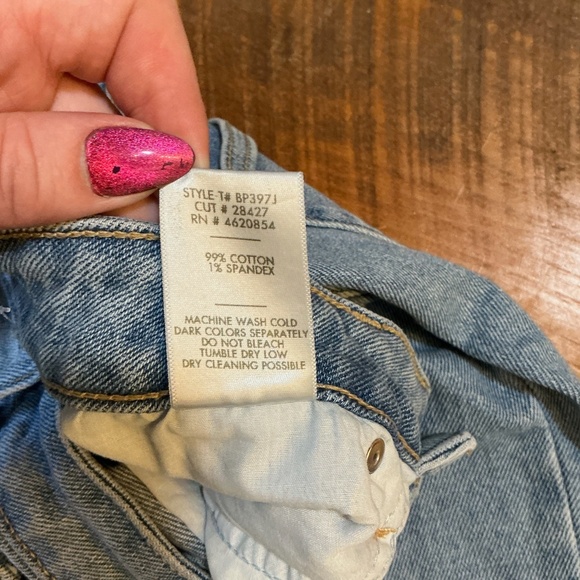 Just Black Denim High Rise Straight Leg Jeans Women’s 28 Light Wash Made in USA - Picture 11 of 11